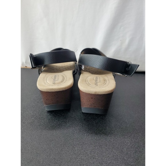 Easy Works by Easy Street Womens Raffey Adjustable Wedge Sandals Sz 9.5 - Picture 4 of 8